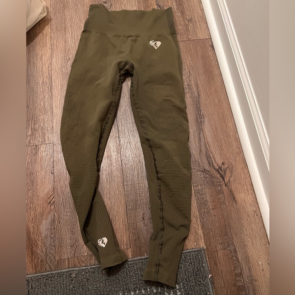 womensbest green leggings